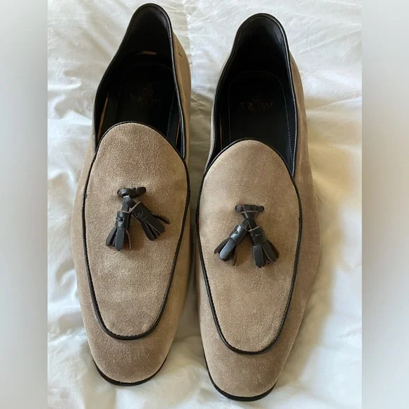 SCARPE DI BIANCO Vomero Tassle Suede Antilope. NWT in box The Vomero Velvet Black Men main image 2